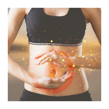 Graphic of a person's torso