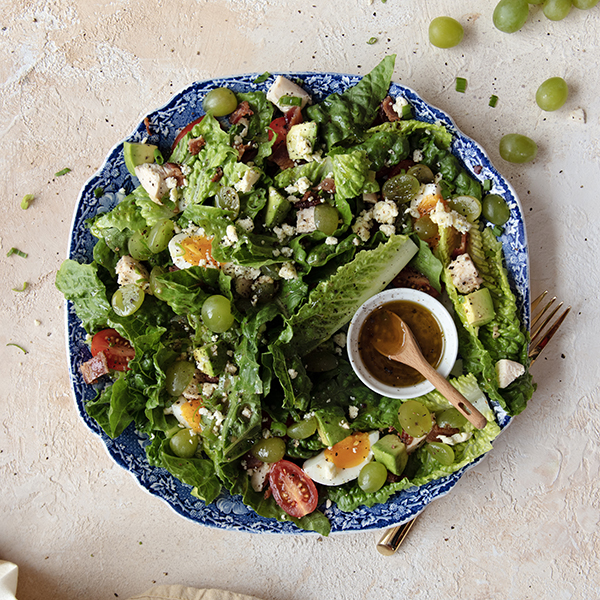 California Cobb Salad with Grapes