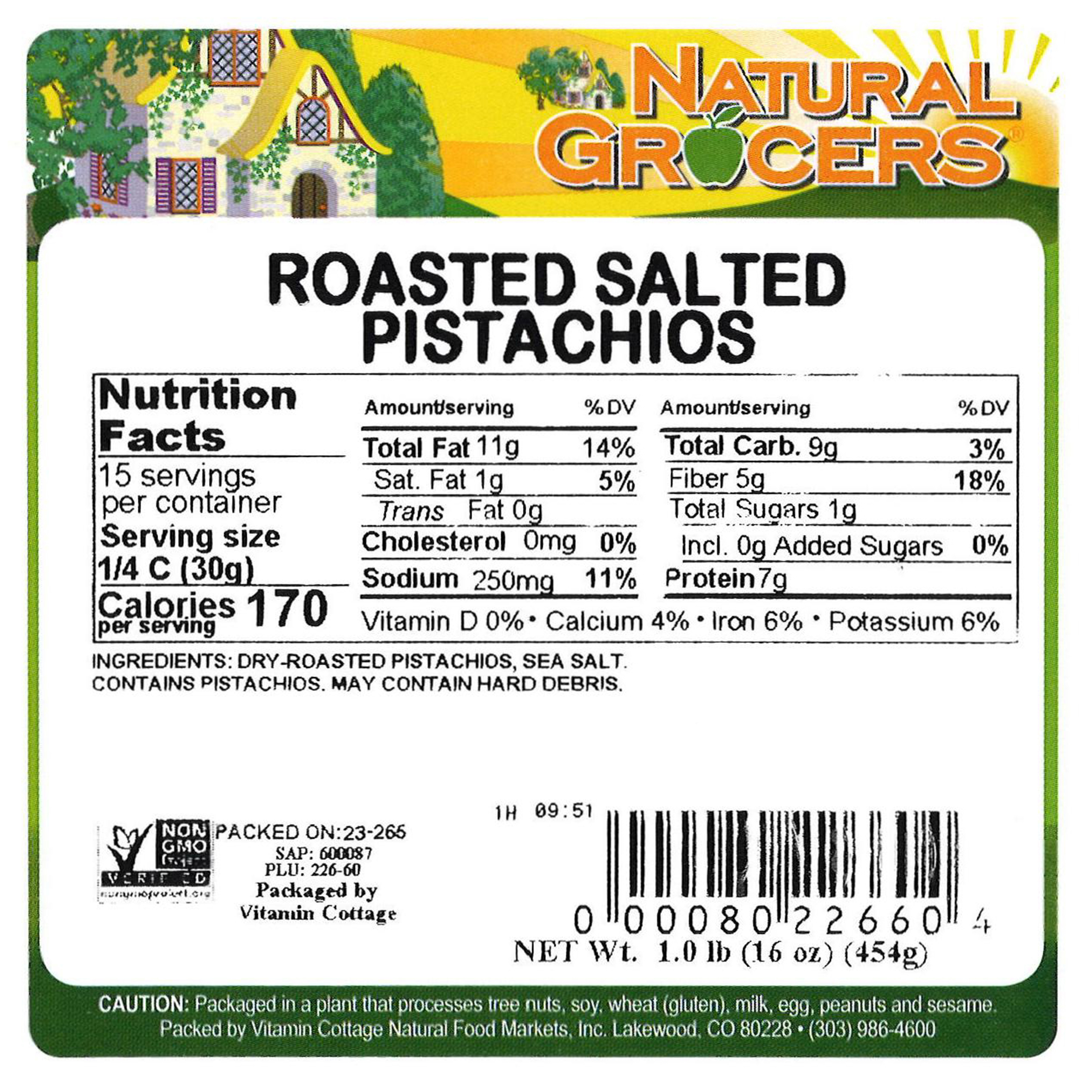 Pistachios R-s 1 Lb