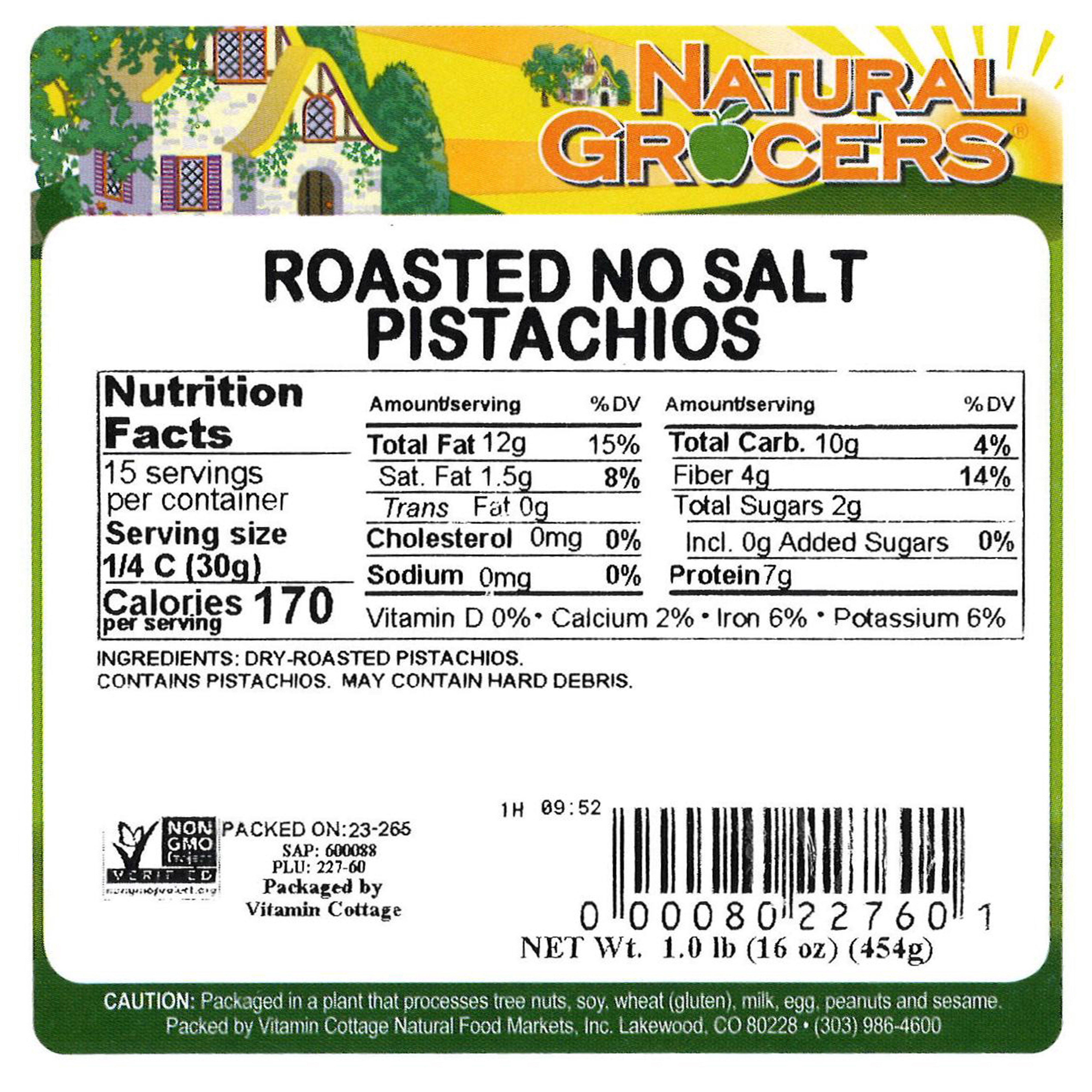 Pistachios R-ns 1 Lb