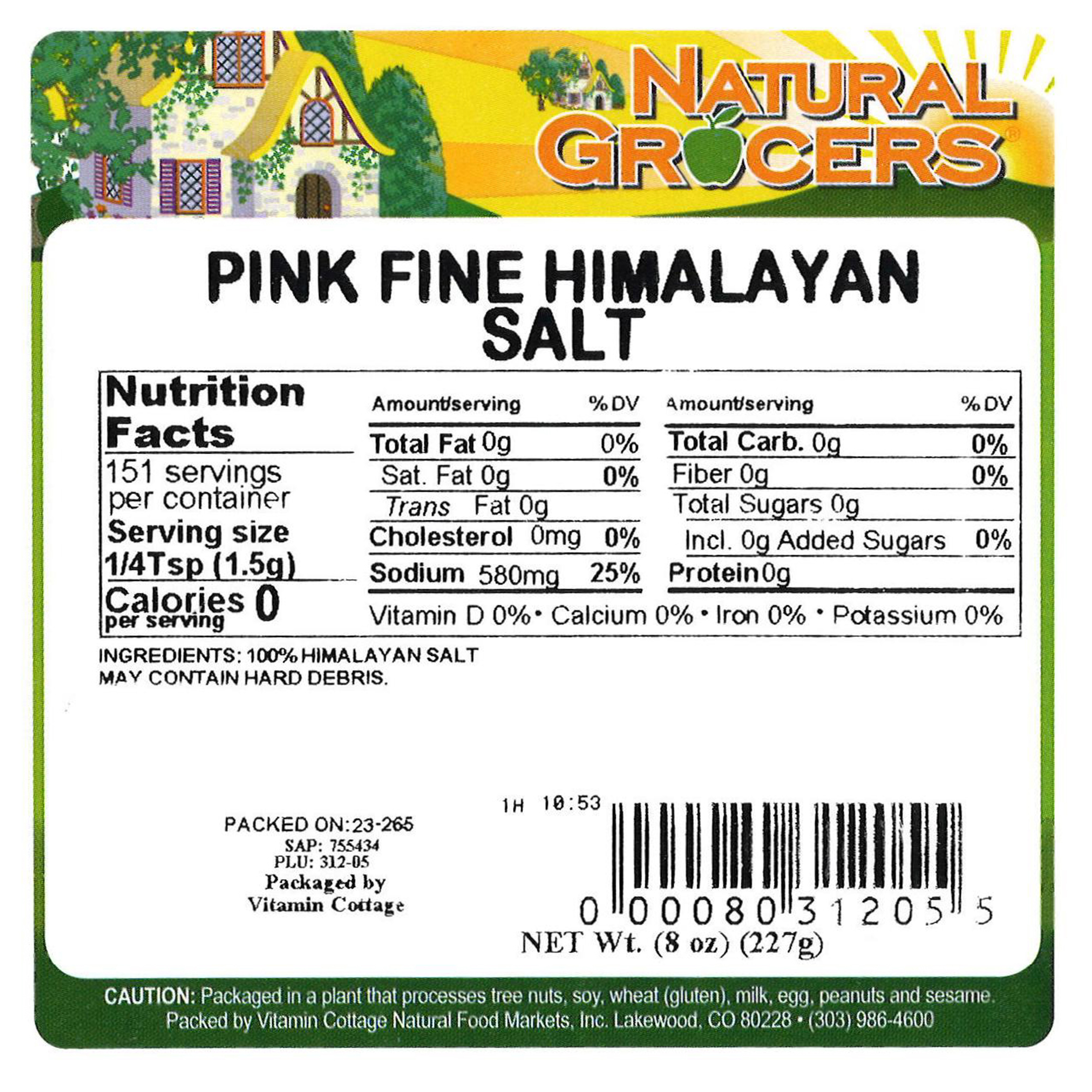 Salt Fine Pnk Himalay 8 Oz