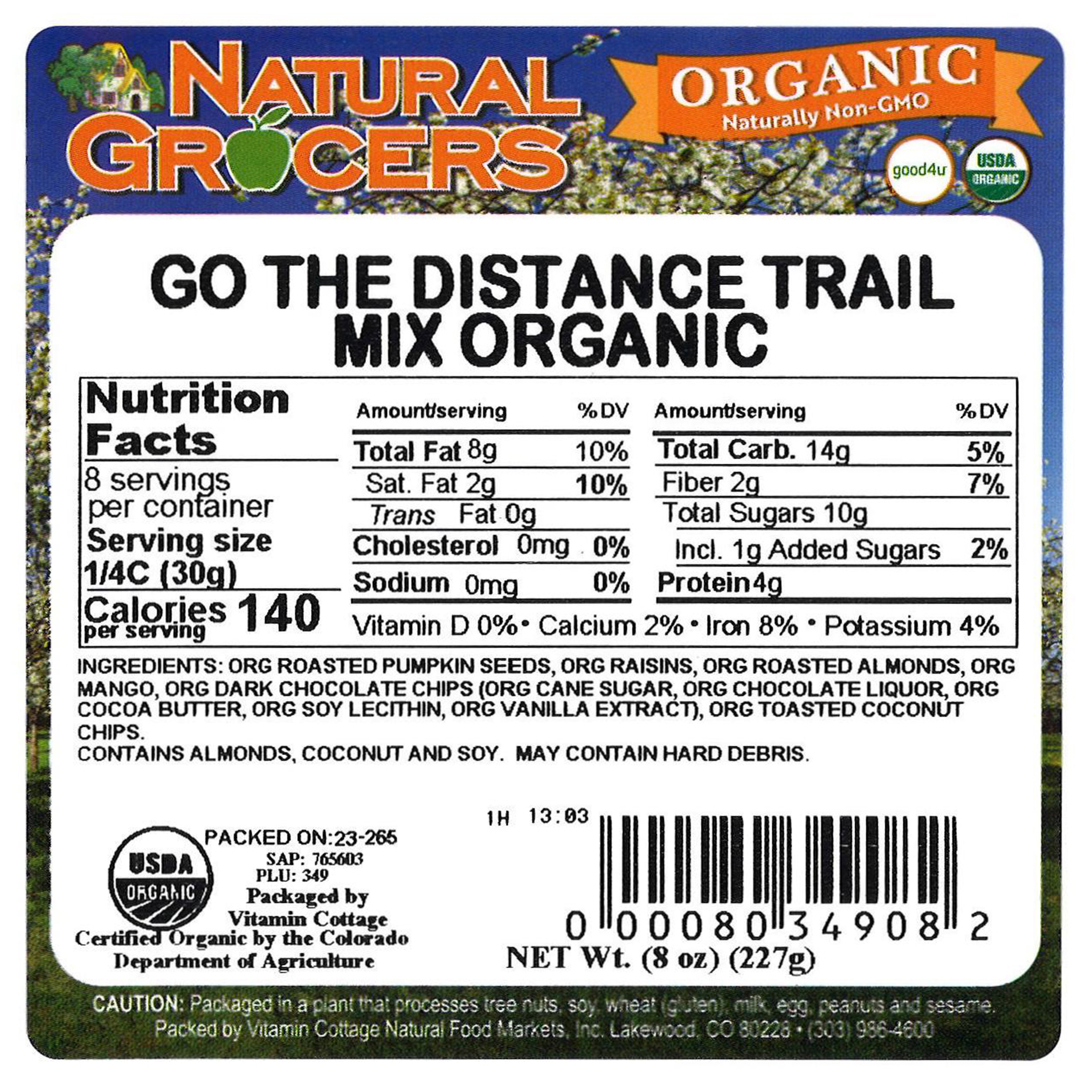 Mix Go The Distance Trail Org 8 Oz