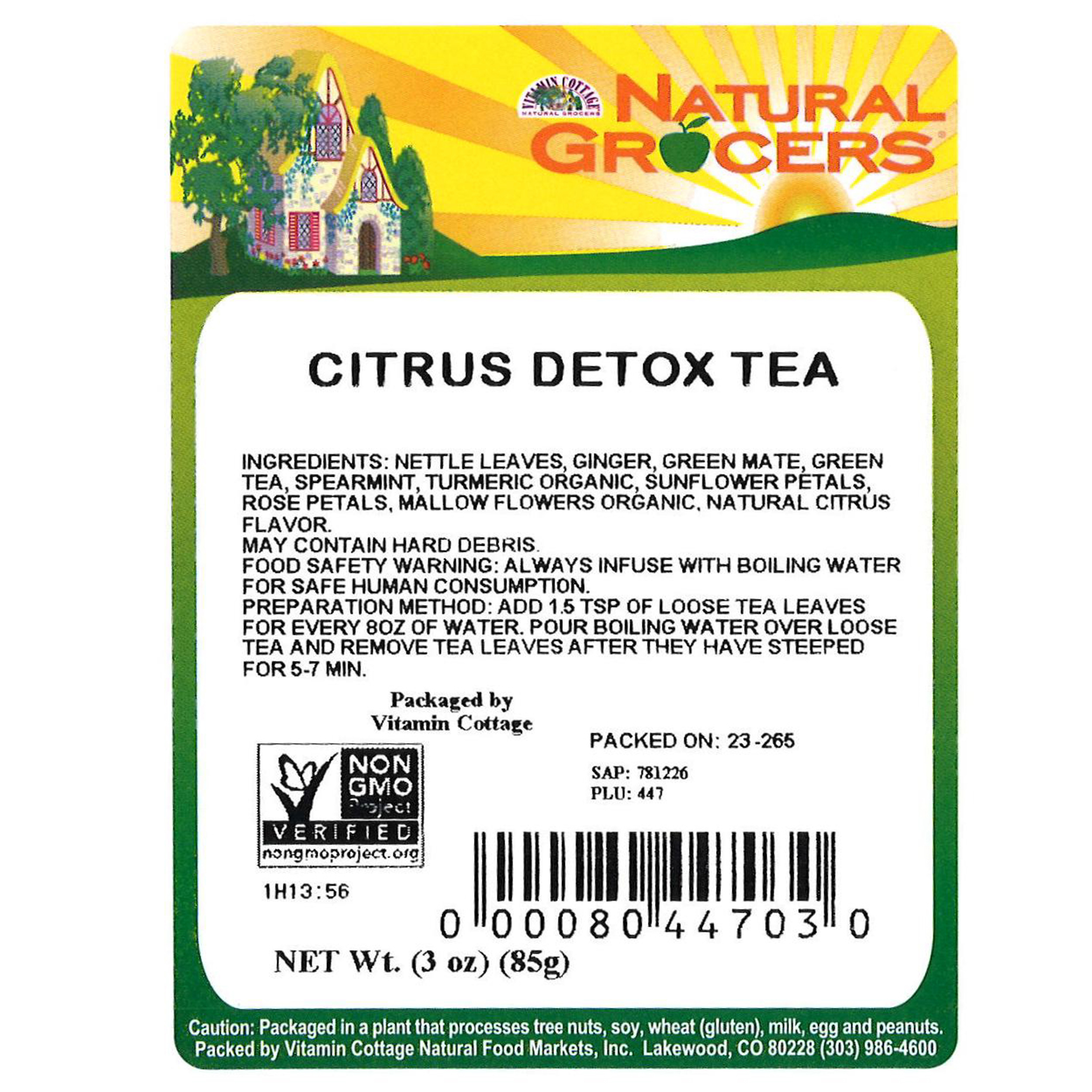 Tea Citrus Detox 3 Oz