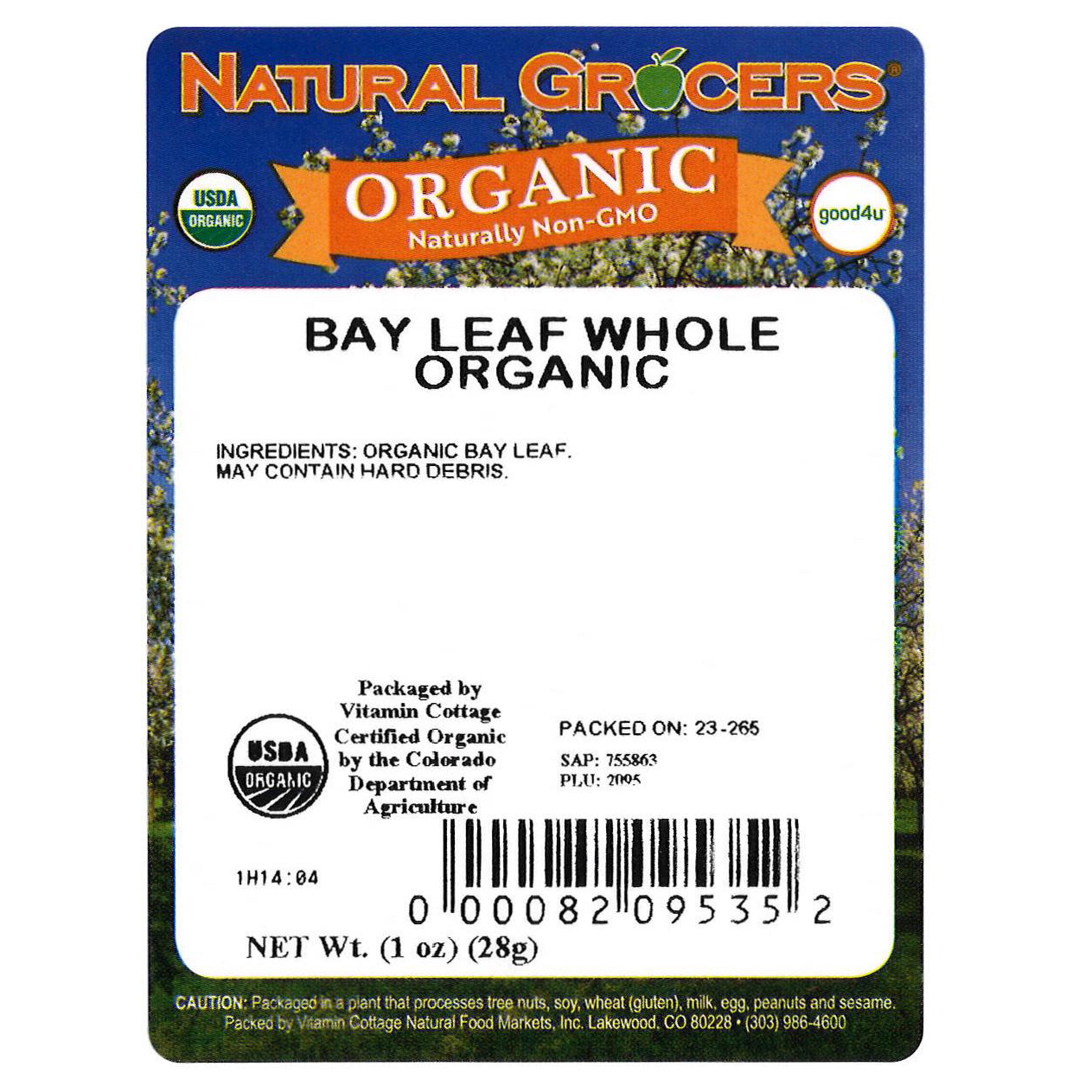 Bay Leaf Whole Org 1 Oz