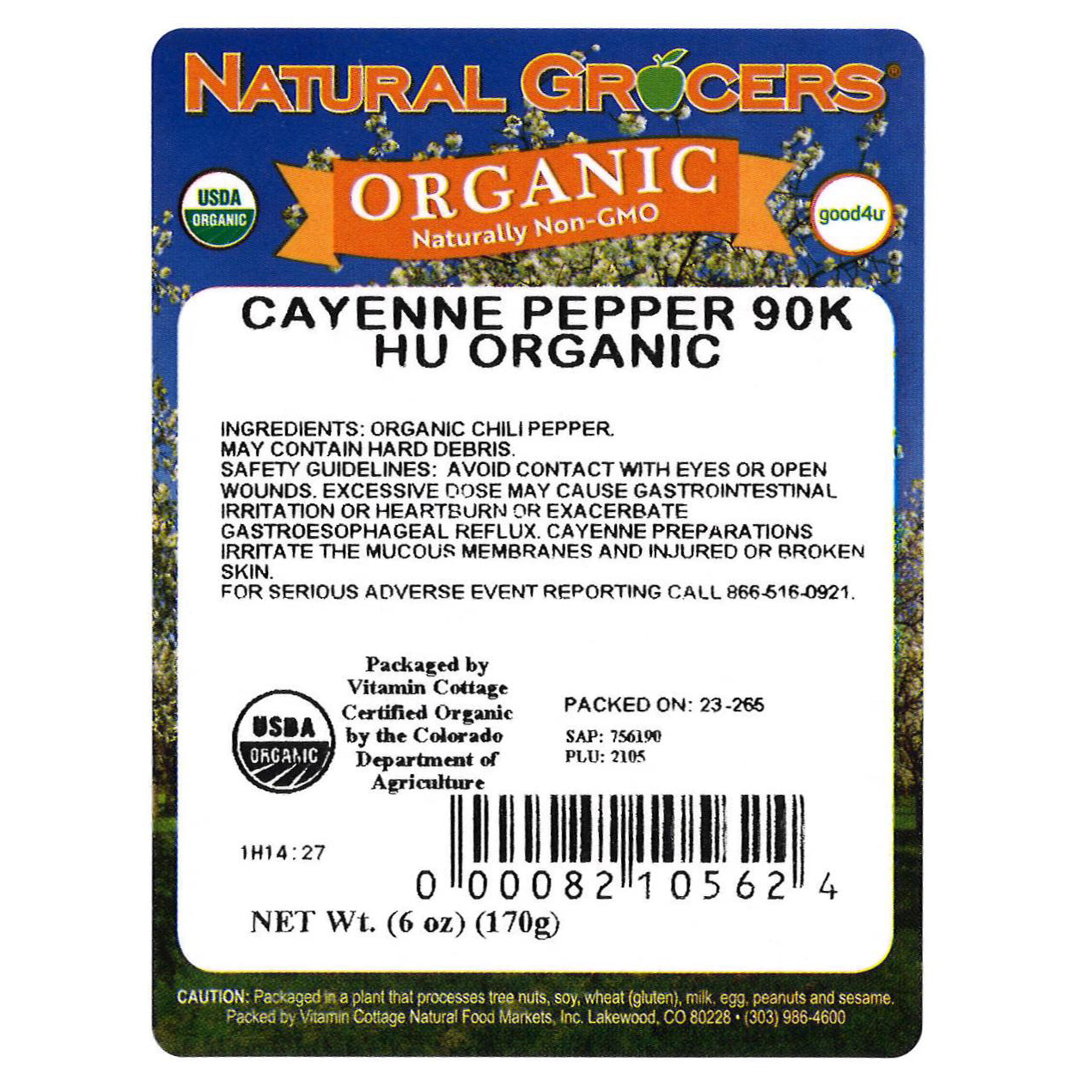 Cayenne 90000 Hu Org 6 Oz