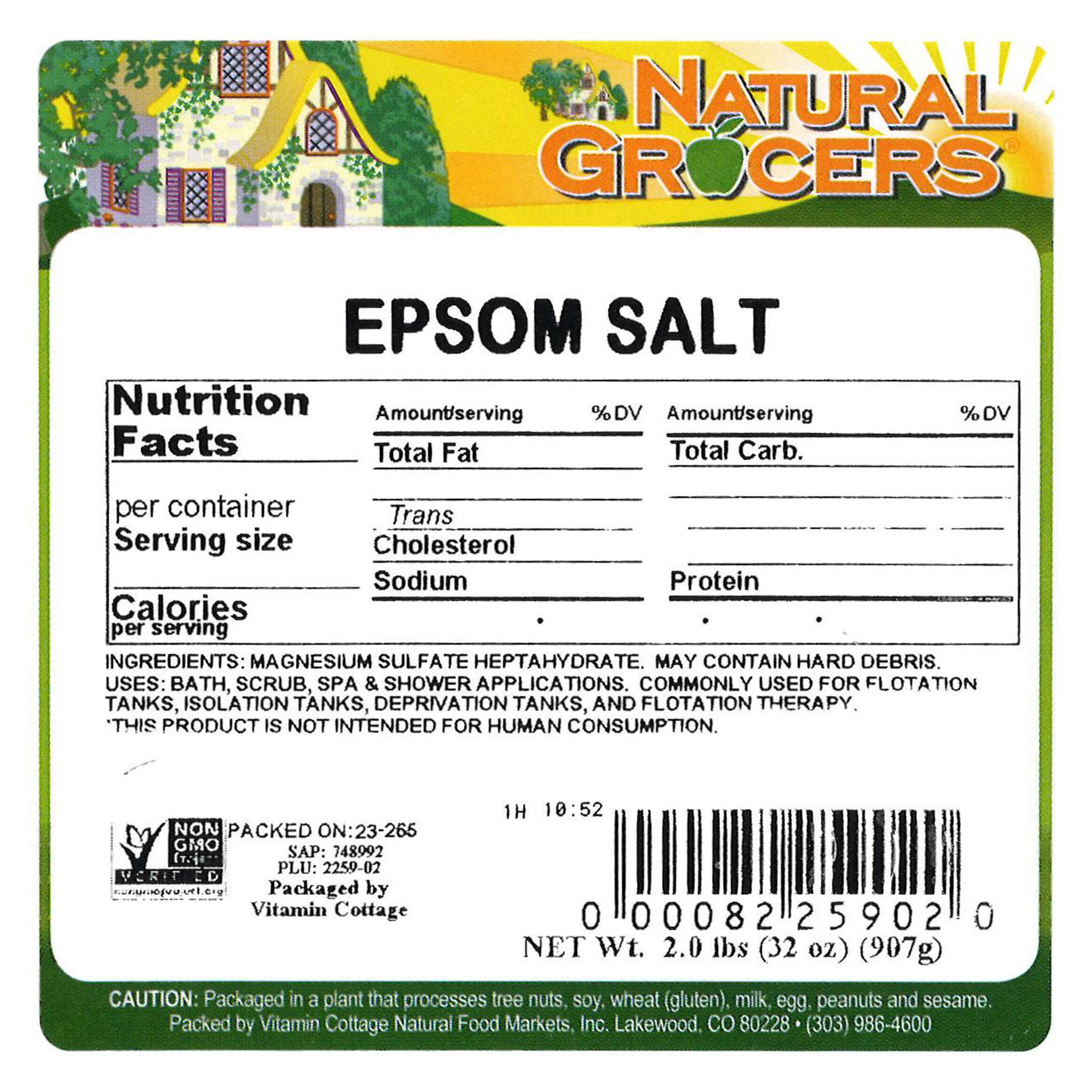 Salt Epsom 2 Lb