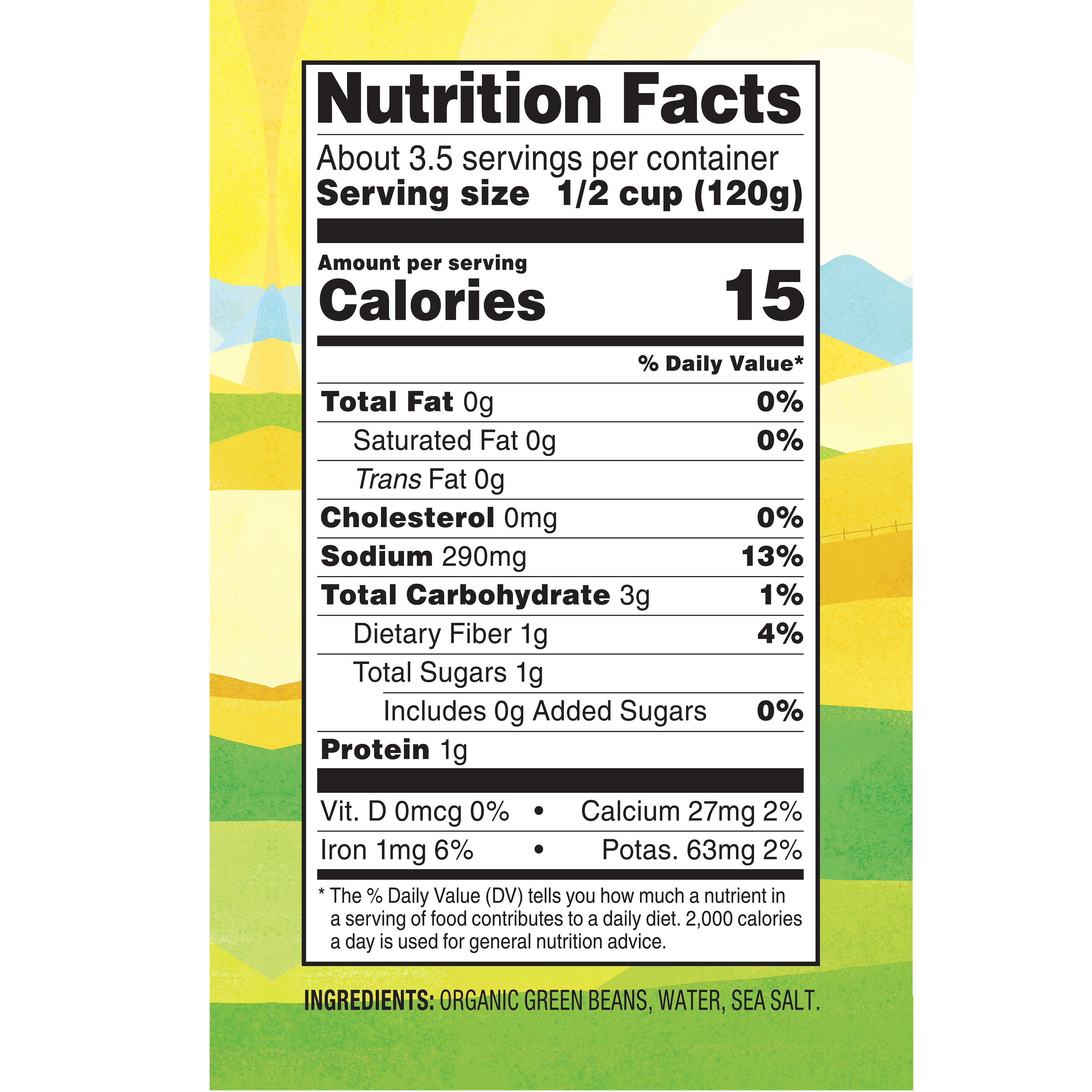 Org Canned Green Beans 14.5 Oz