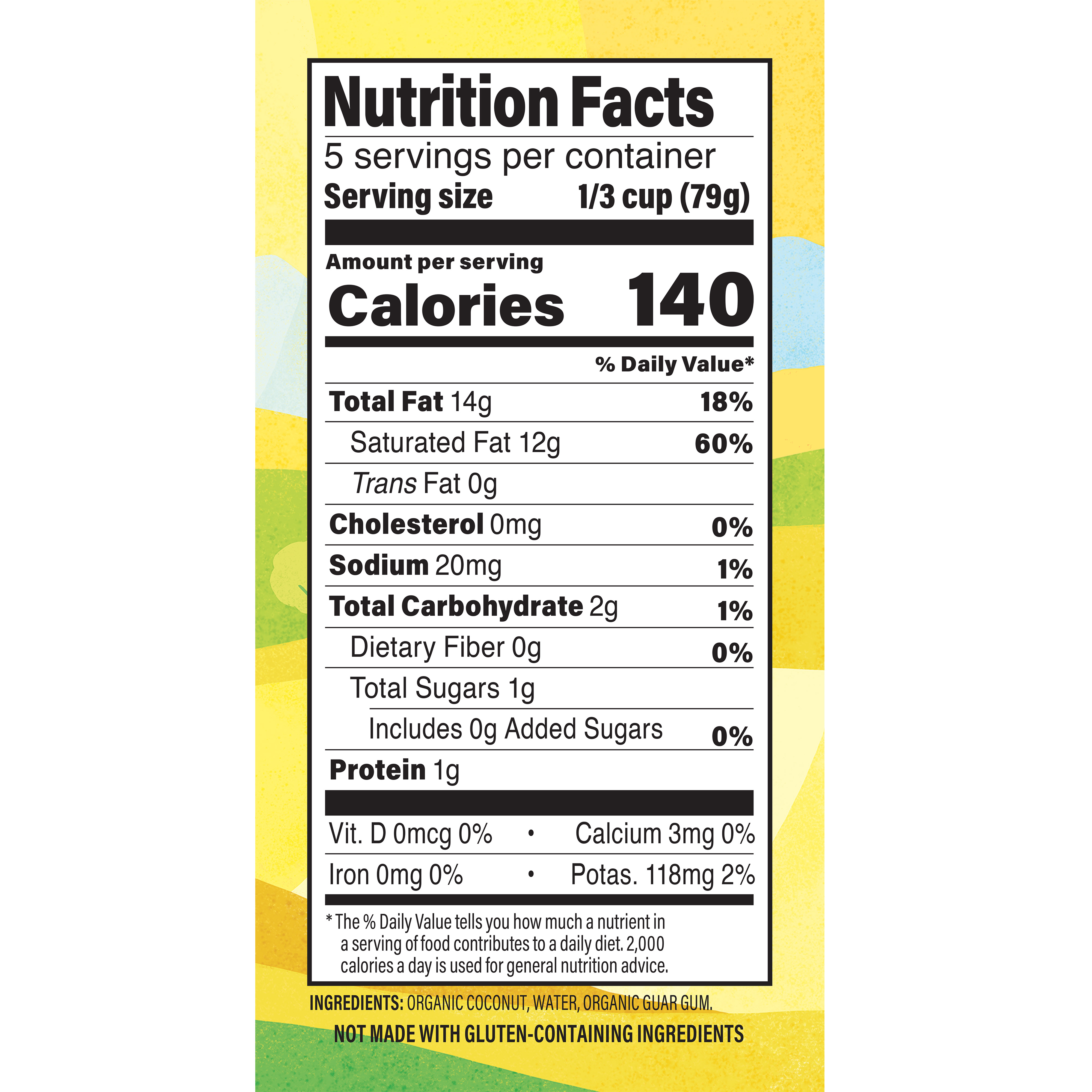 Natural Grocers® Brand Coconut Milk Organic 13.5 Oz - Nutritional Facts