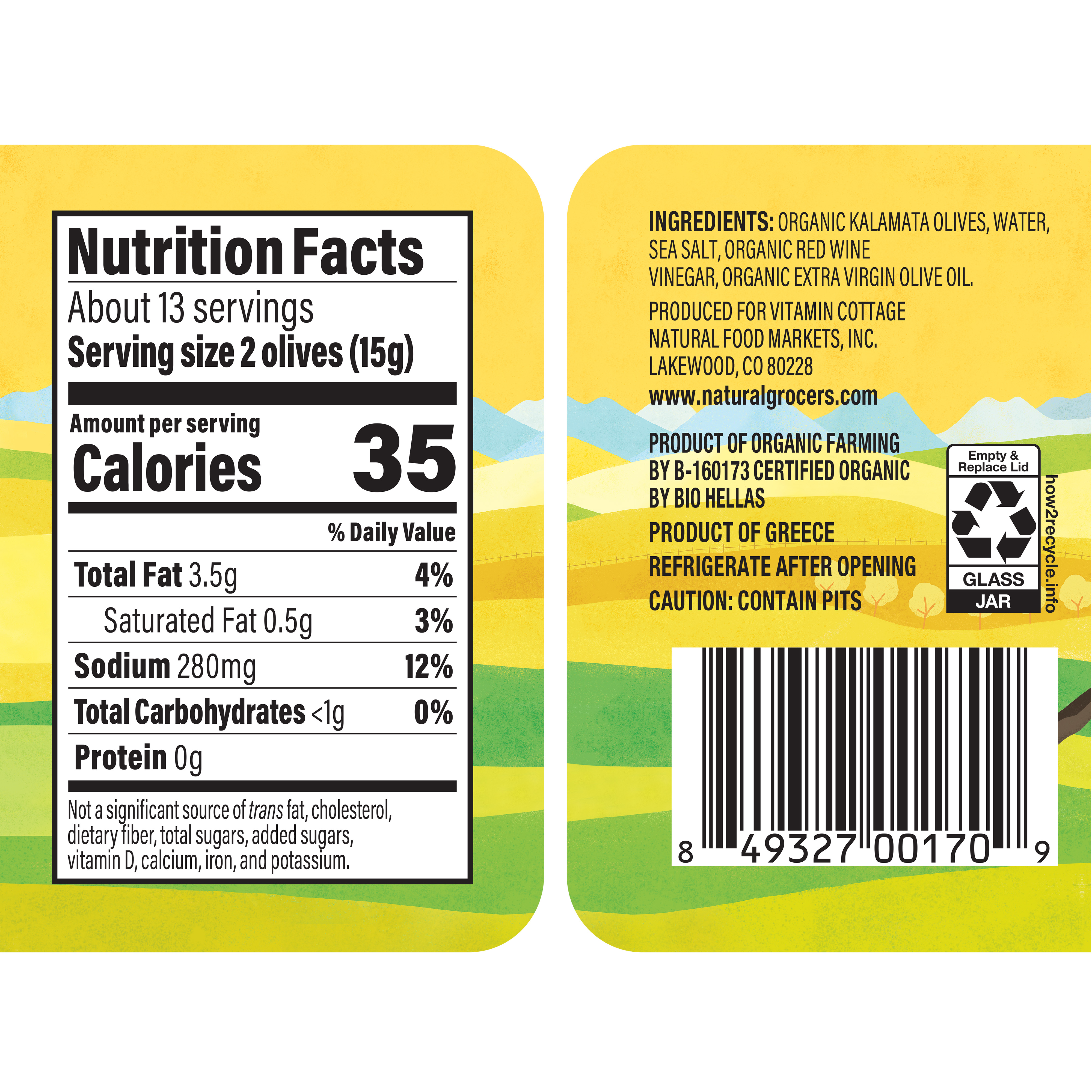 Olives Jar Whl Klmta Org 7 Oz