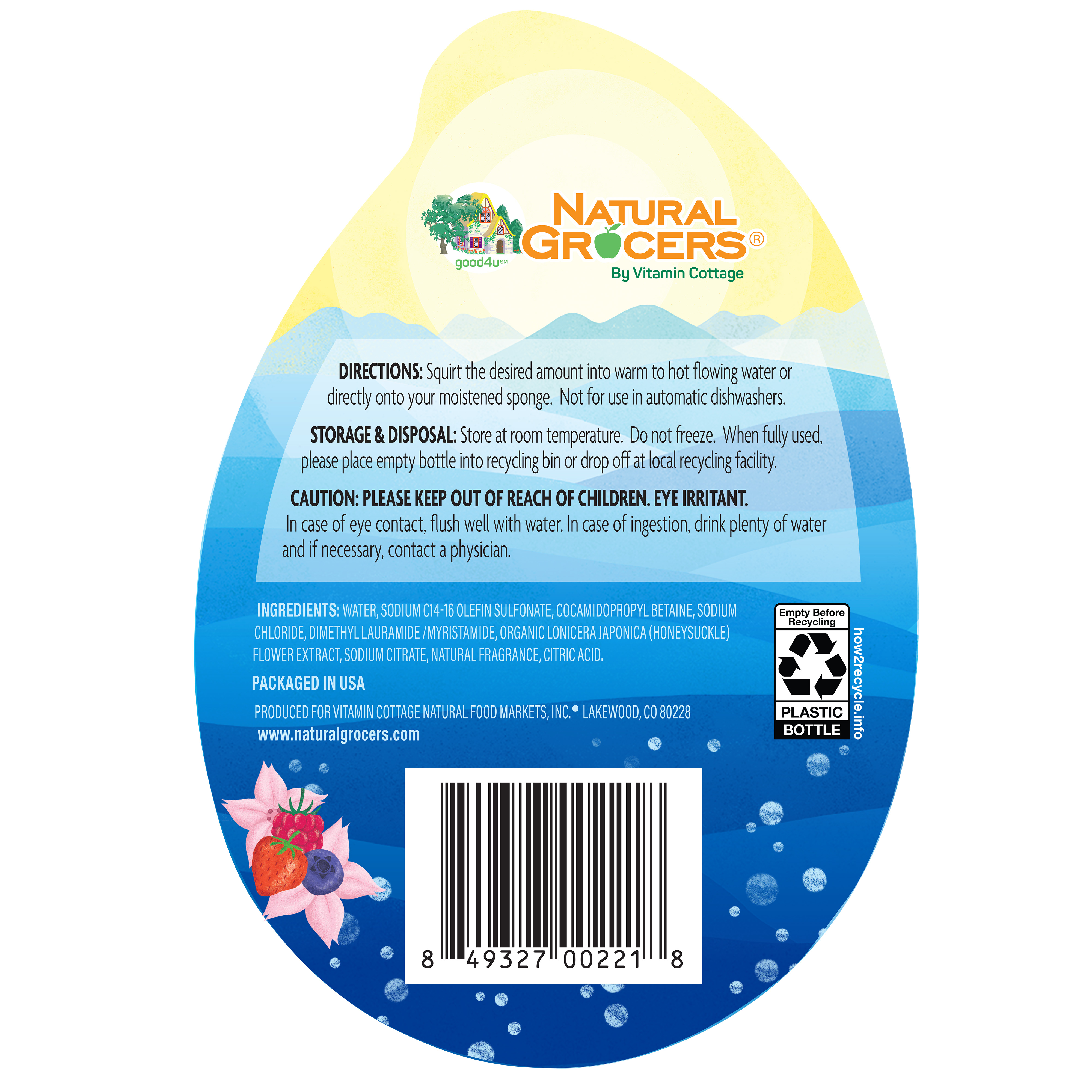 Dish Liquid Bry Blsm 24 Oz