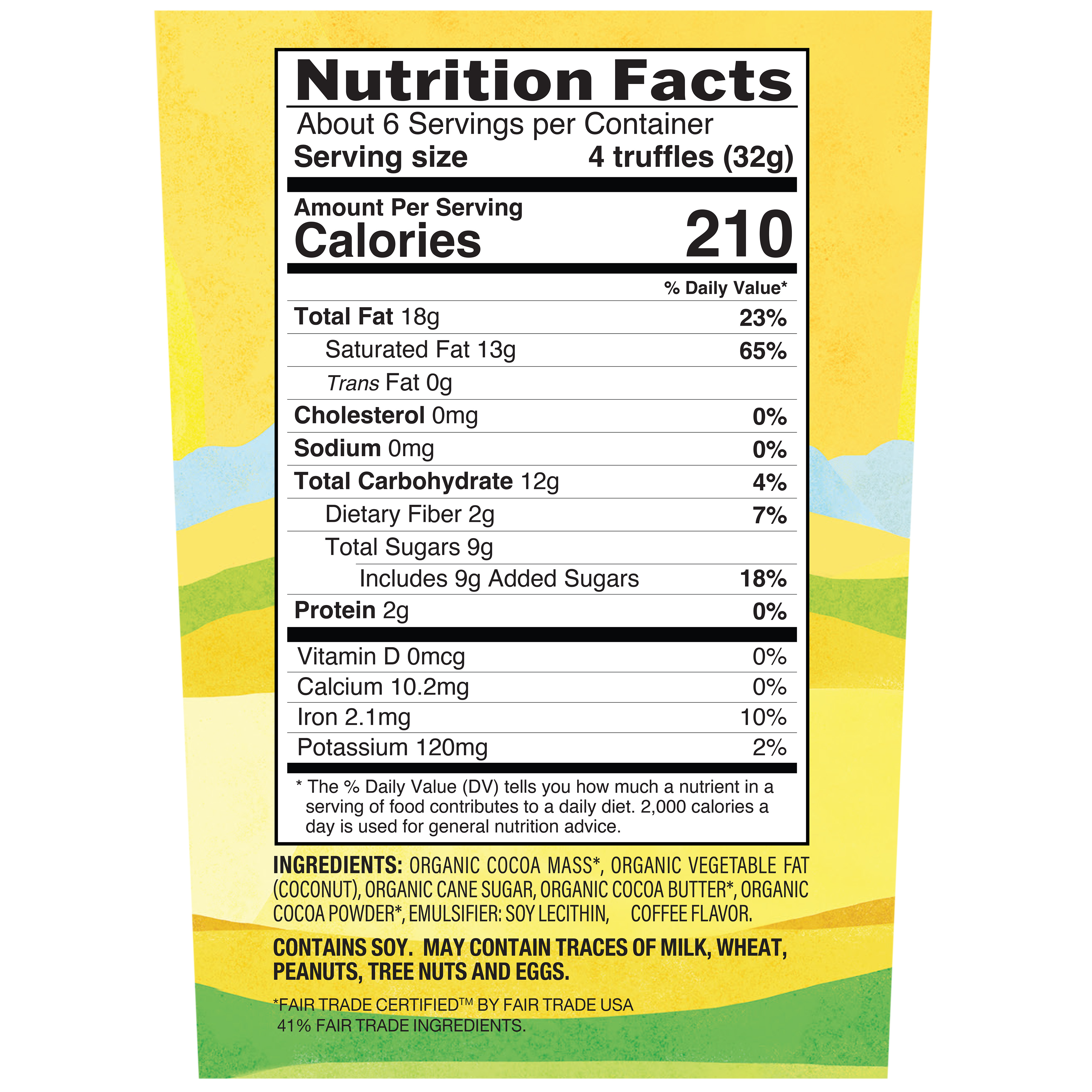 Truffles Cappuccino Org 7 Oz