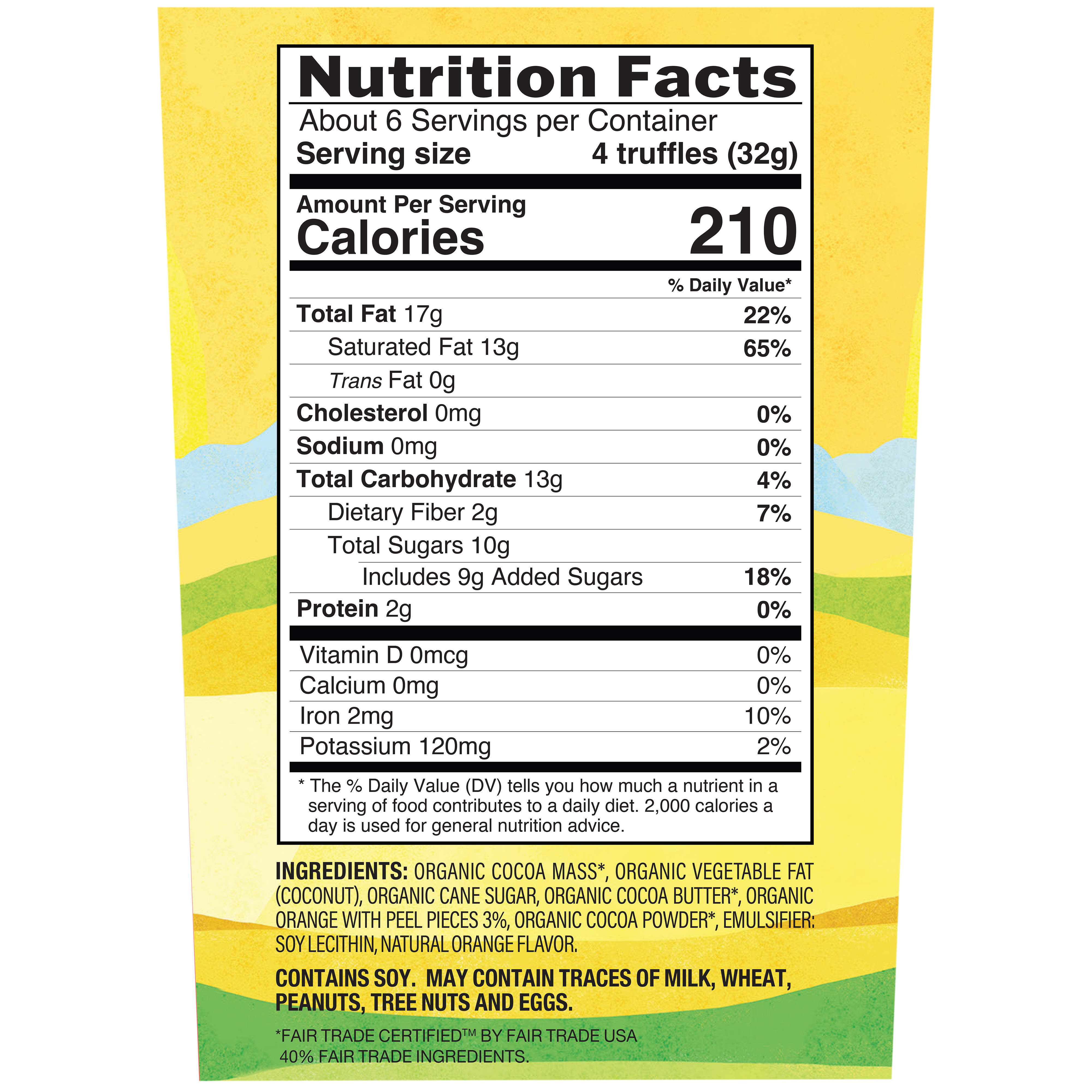 Truffles Orange Org 7 Oz