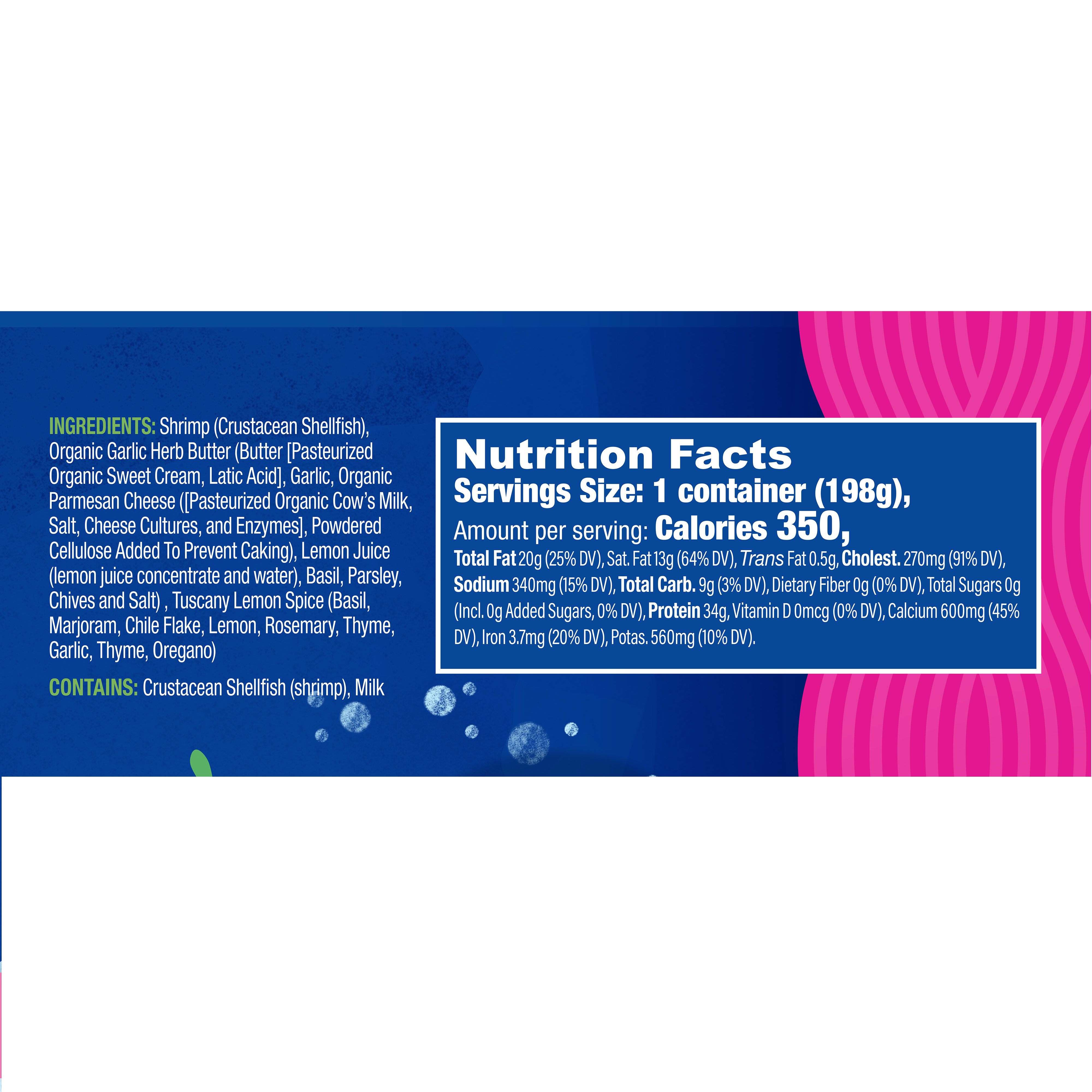 G Shrimp Garlic & Herb Org Btr 7 Oz