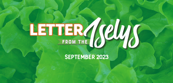 Letter From the Iselys - September 2023