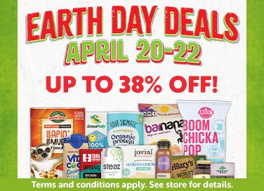 Earth Day Deals - April 20-22, 2024