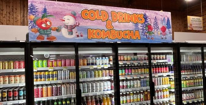 Natural Grocers McCall Cold Drinks & Kombucha Departments