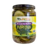 Natural Grocers Brand Bread and Butter Pickle Chips 24 OZ