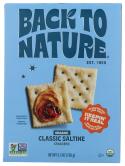 Crackers Classic Saltine Org 5.5 Oz