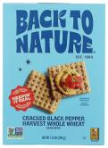 Crackers Blk Pep Hrvst Wheat 7 Oz