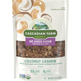 Cascadian Farm Coconut Cashew No Added Sugar Granola