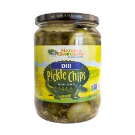 Natural Grocers Brand Dill Pickle Chips 24 OZ