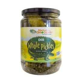 Natural Grocers Brand Dill Whole Pickles 24 OZ