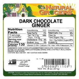 Ginger Chocolate Non-gmo 8 Oz