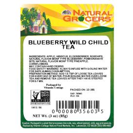 Tea Bluebry Wild Child Non-gmo 3 Oz