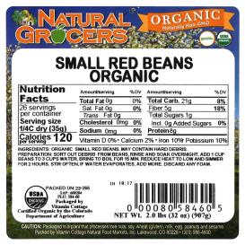 Beans Small Red Org 2 Lb