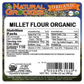 Flour Millet Org 2 Lb