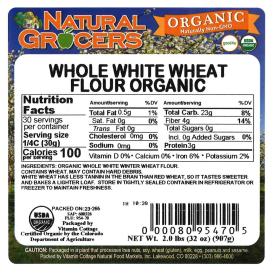 Flour Ww White Winter Org 2 Lb