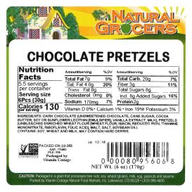 Pretzels Chocolate Non Gmo 6 Oz