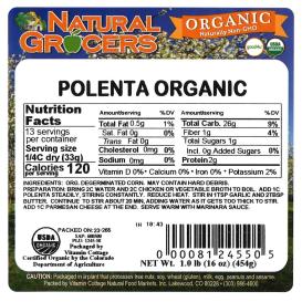 Polenta Org 1 Lb