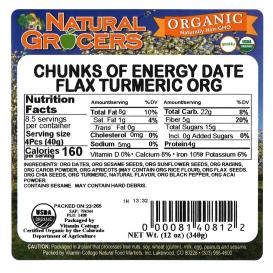 Chks Date Flax Turmeric Org 12 Oz