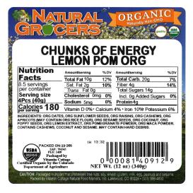 Chnks Lemon Pom Org 12 Oz