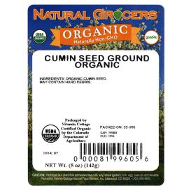 Cumin Seed Ground Org 5 Oz