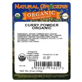 Curry Pwd Org 5 Oz