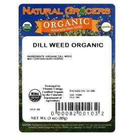 Dill Weed C/s Org 3 Oz
