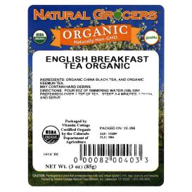 Tea English Breakfast Org 3 Oz