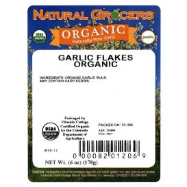 Garlic Flakes Org 6 Oz