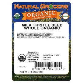 Milk Thistle Seed Whole Org 4 Oz