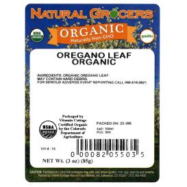 Oregano Leaf C/s Org 3 Oz