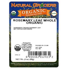 Rosemary Leaf Whole Org 3 Oz