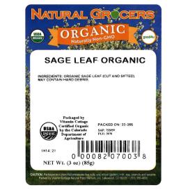 Sage Leaf C/s Org 3 Oz