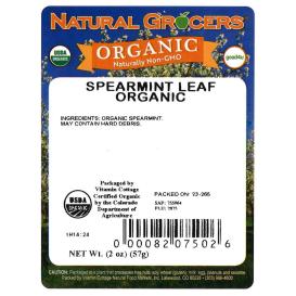 Spearmint Leaf Org C/s 2 Oz