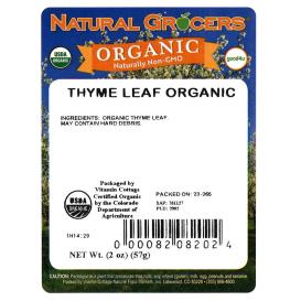 Thyme Leaf C/s Org 2 Oz