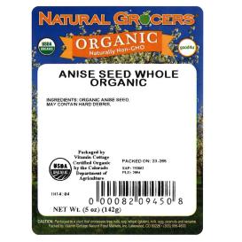 Anise Seed Whole Org 5 Oz