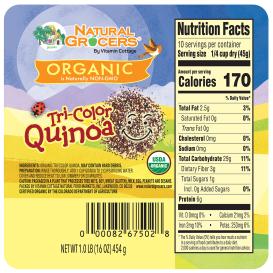 Quinoa Tri-color Org 1 Lb