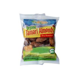 Almonds Tamari Dry Roast Org 1.5 Oz