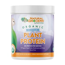 Natural Grocers Brand Organic Plant Protein - Vanilla, 19 oz